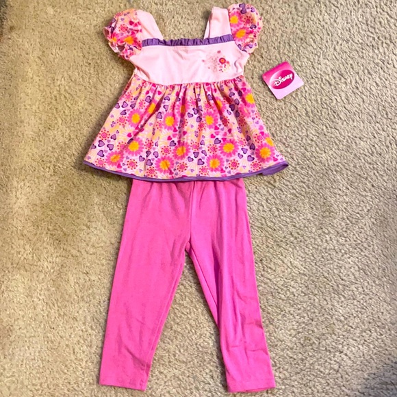 Officially Licensed Disney Minnie Mouse Tunic 2-Piece Pant Set Size 24 Months - Picture 1 of 11
